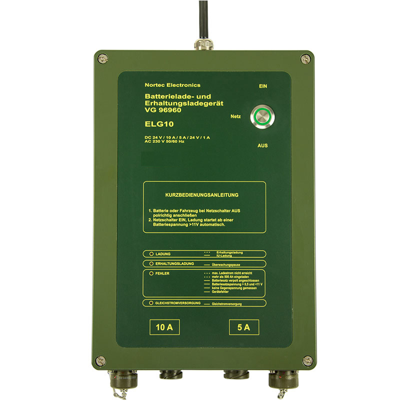 ELG10 Batterielade- und Erhaltungsladegerät nach VG 96960